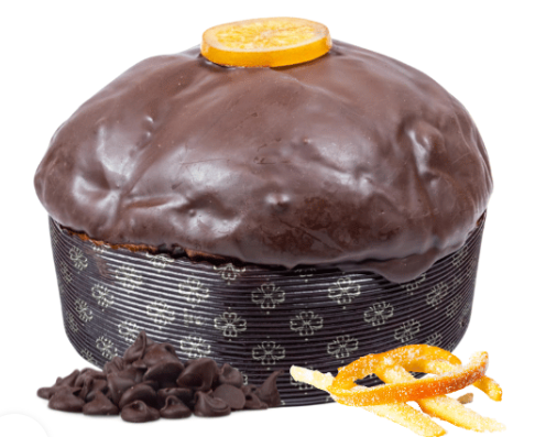 Panettone crème d'orange et chocolat 750gr.