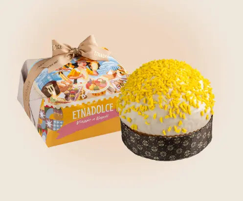 Panettone crème de Limoncello EtnaDolce 750 gr Les Saveurs de Sicile