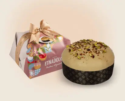 Panettone avec crème d'amande 750gr Les Saveurs de Sicile