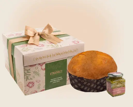 Panettone Olives vertes et pâté Olives et amandes de Sicile 750 gr  ''Nouveauté'' Les Saveurs de Sicile