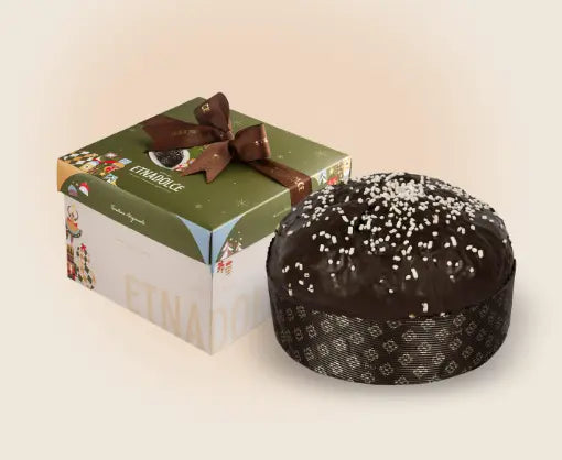 Panettone poire et chocolat. Etnadolce 750g Les Saveurs de Sicile