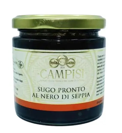 Sugo pronto al Nero di Seppia | Campisi 220 gr Les Saveurs de Sicile