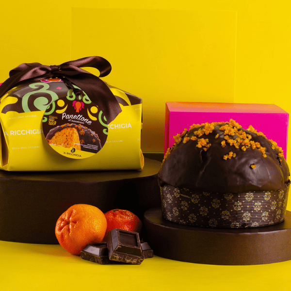 Panettone mandarine et chocolat fondant 750gr.