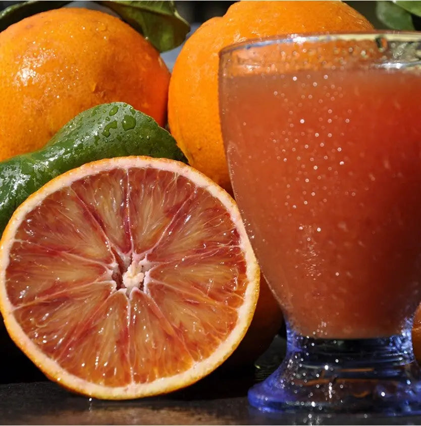 Caissette 7kg mixte de Sicile oranges Tarocco semi-sanguines ou Navel blondes et clémentines ou mandarines sans pépins ''Non traités'' (selon période) Les Saveurs de Sicile