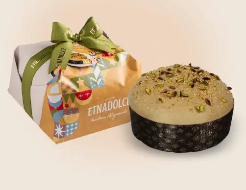 Panettone à la crème de noisette  EtnaDolce 750 gr Les Saveurs de Sicile