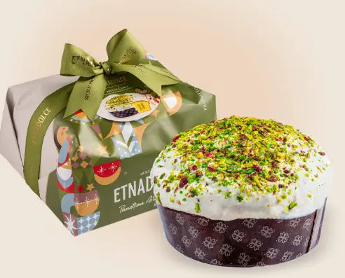 Panettone à la pistache  EtnaDolce 750 gr Les Saveurs de Sicile