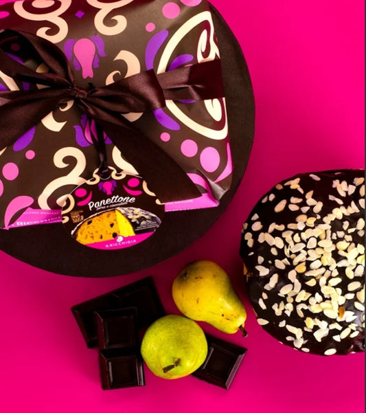 Panettone aux poires et au chocolat 750 gr.